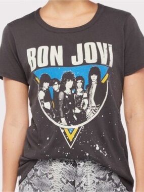 Chaser Bon Jovi Graphic Concert Band Tee Shirt XS